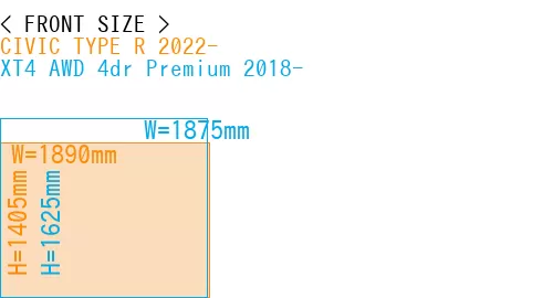 #CIVIC TYPE R 2022- + XT4 AWD 4dr Premium 2018-